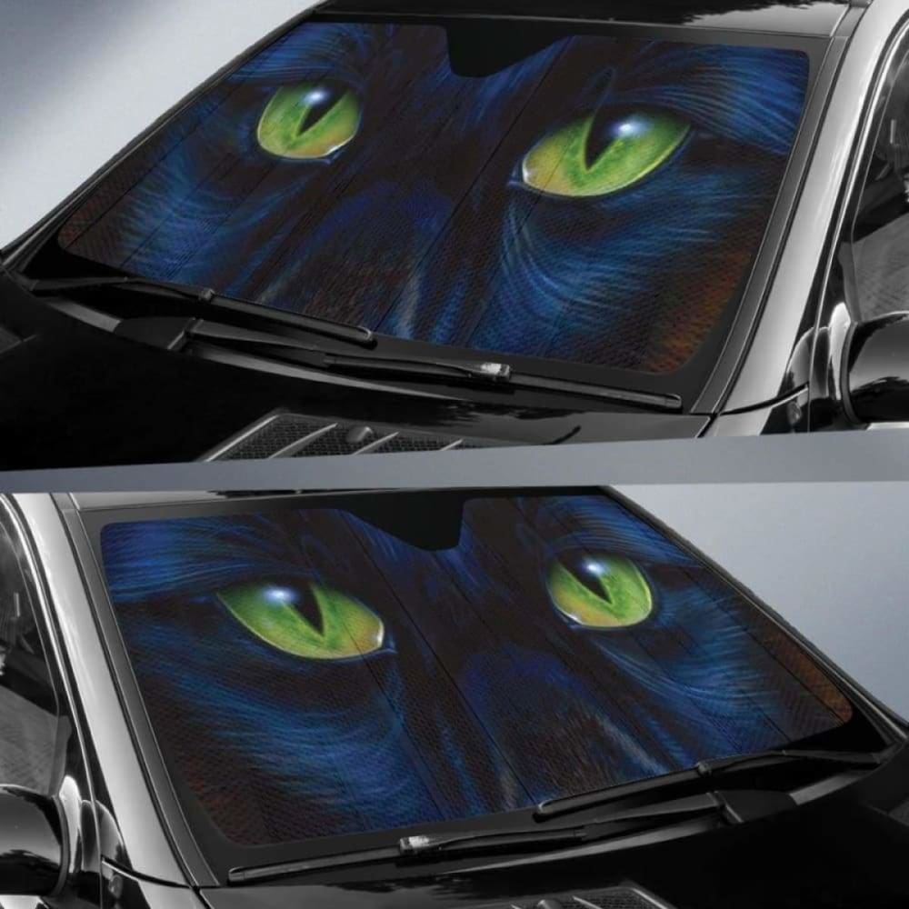 Animals Blue Eyes Car Auto Sun Shades
