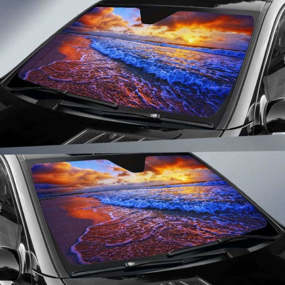 Beach Sand Sky Sunset Evening Sun Shade Amazing Best Gift Ideas