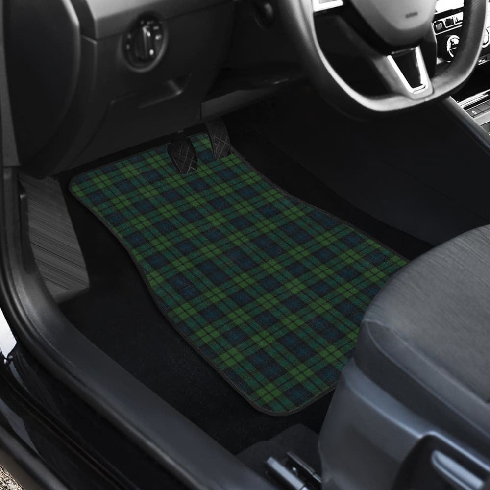 Black Watch Plaid Tartan Car Floor Mats