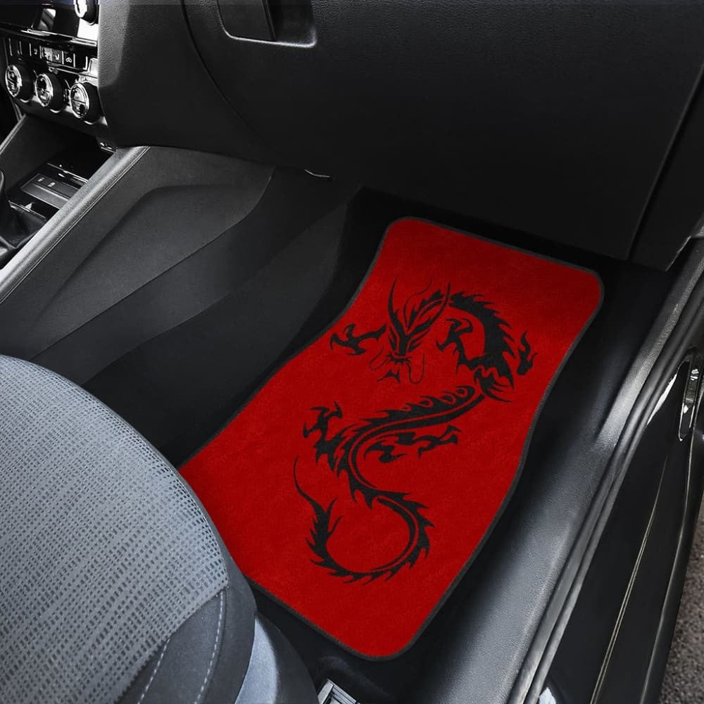 Black Chinese Dragon Amazing Car Floor Mats
