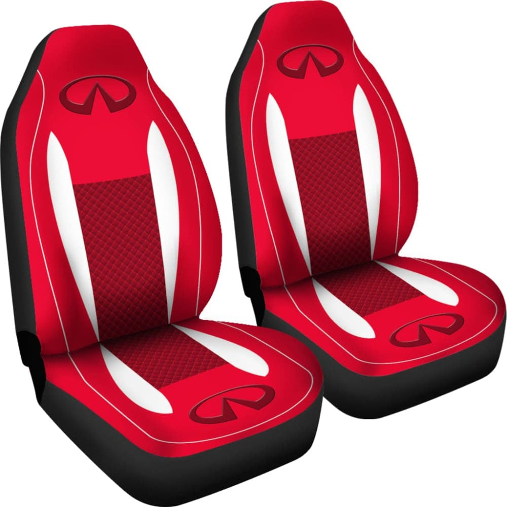 Black And Red Infiniti Car Seat Covers Custom