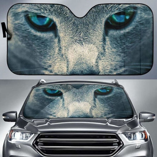 Blue Cat Eyes Car Sun Shades