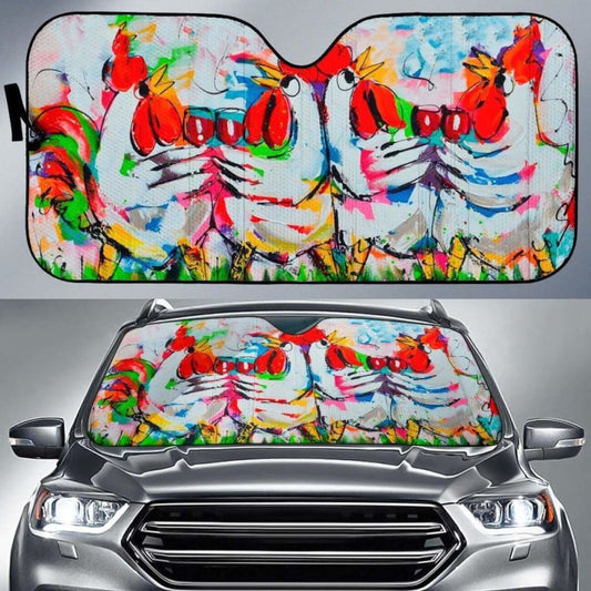 Auto Sun Shades - Chicken