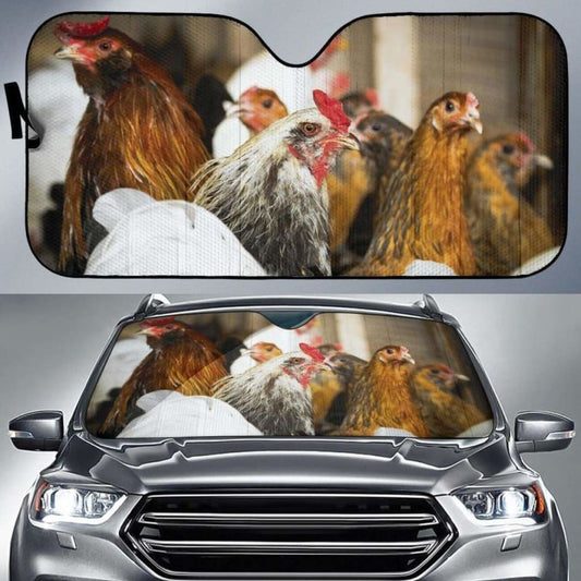 Auto Sun Shades - Chicken