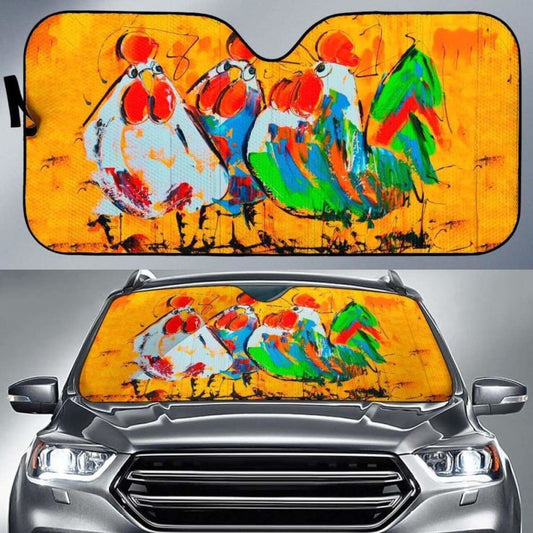 Auto Sun Shades - Chicken