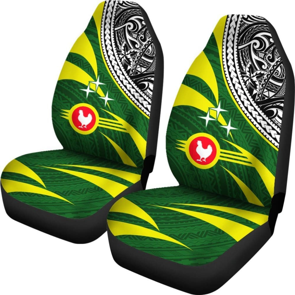 American Samoa Polynesian Car Seat Covers - Manu'A Floral Pattern -