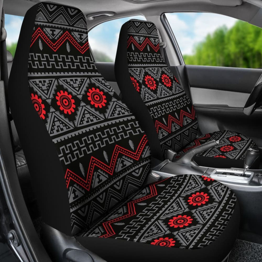 Black Pattern Native Car Seat Cover