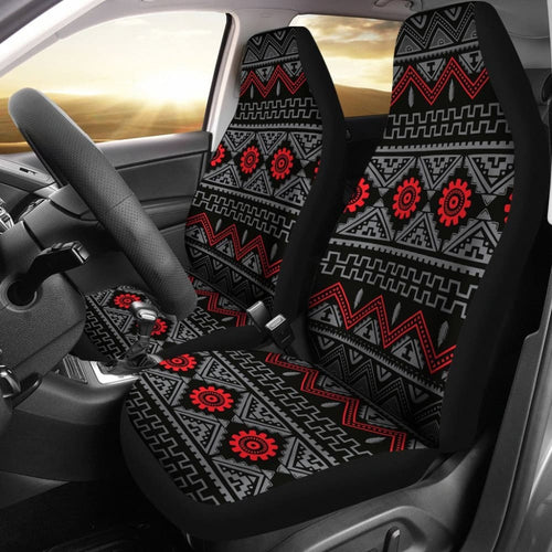 Black Pattern Native Car Seat Cover