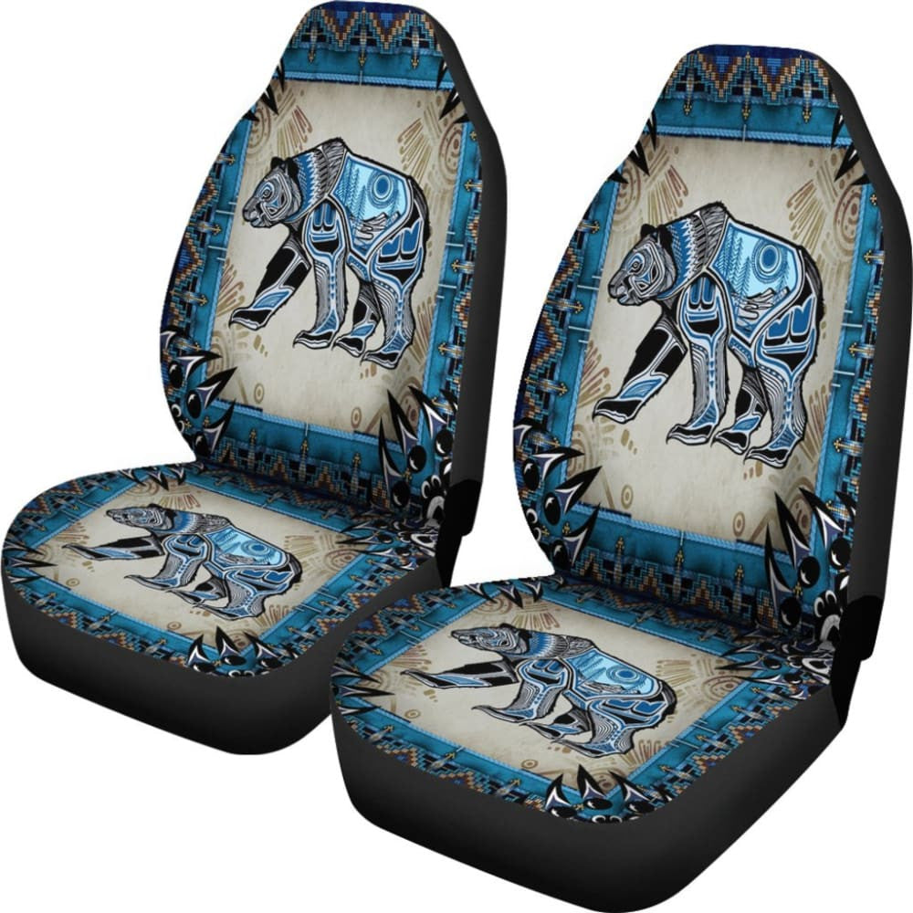 Bear Symbol Native Car Seat Cover