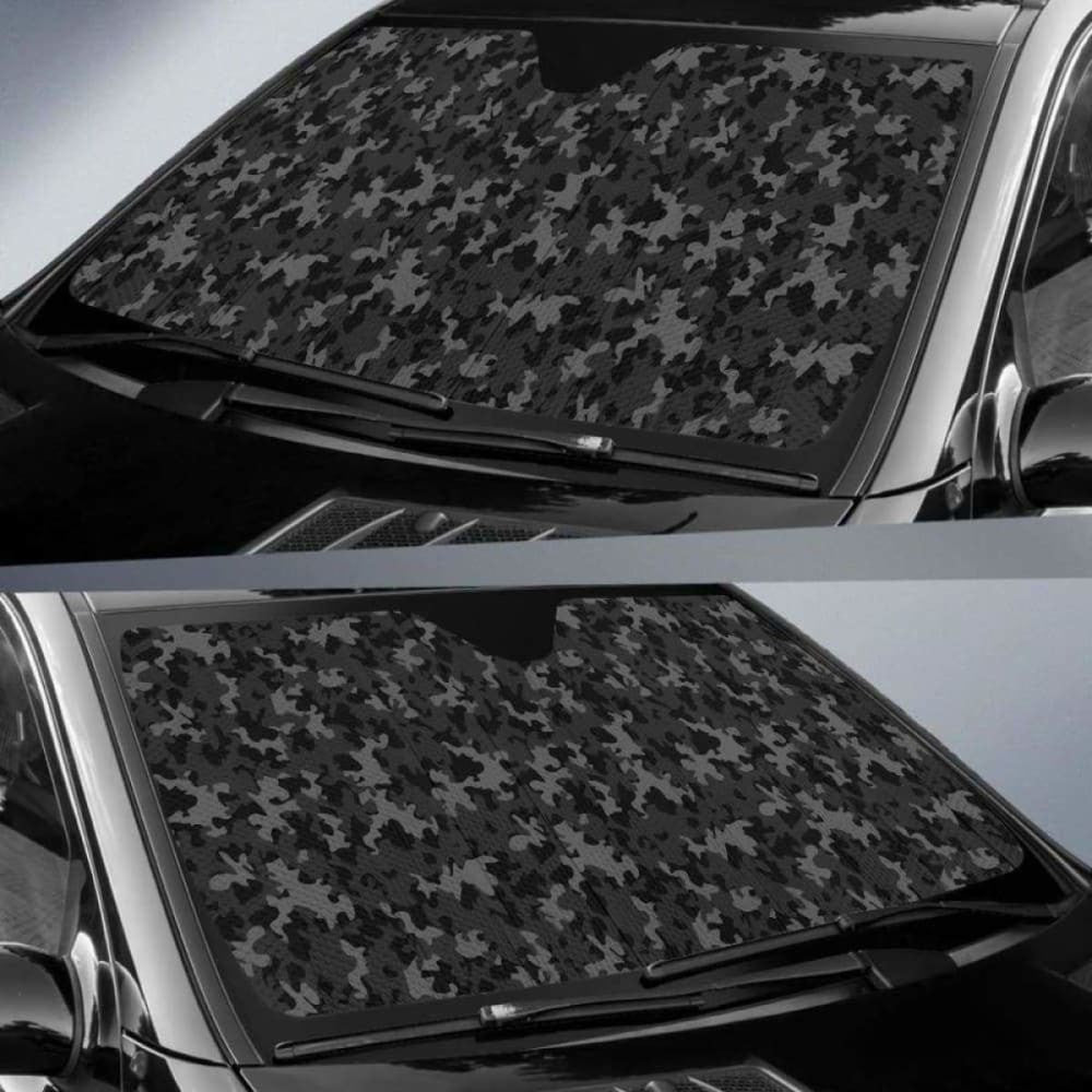 Black Camo Auto Sun Shades