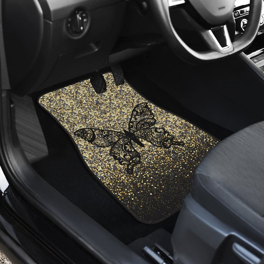 Beautiful Butterfly Print Art Design Car Floor Mats