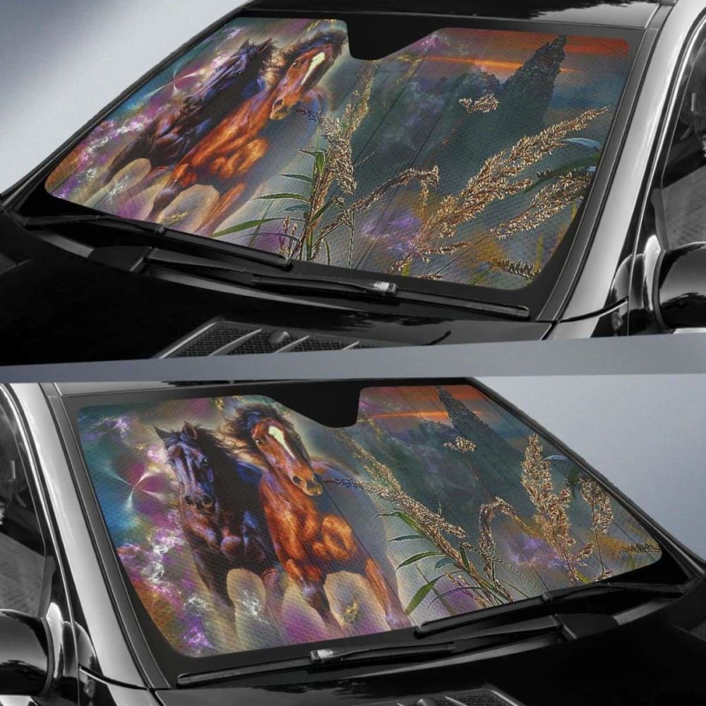 Auto Sun Shades - Horse