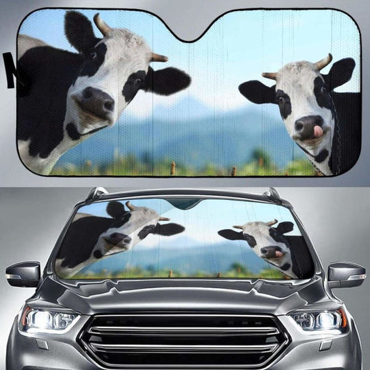 Auto Sun Shades  - Cow