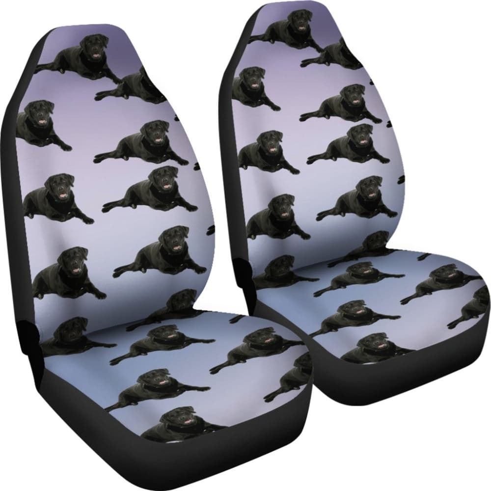 Black Lab Car Seat Cover