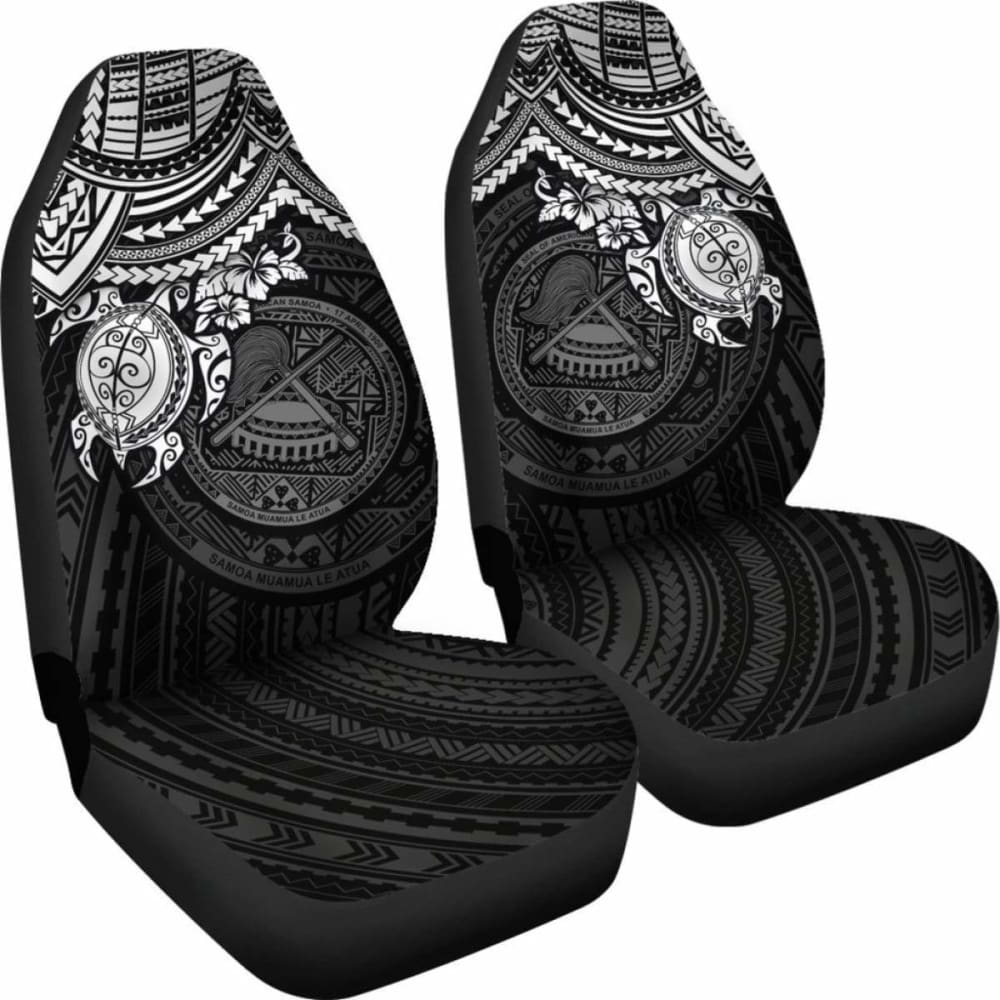 American Samoa Polynesian Car Seat Covers - Black Turtle - Amazing