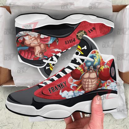 One Piece Franky Air Jordan 13 Sneakers Custom Animes Shoes