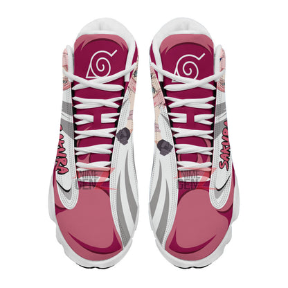 Naruto Haruno Sakura Air Jordan 13 Sneakers Custom Anime Shoes