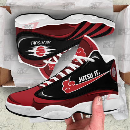 Naruto Akatsuki Air Jordan 13 Sneakers Custom Anime Shoes