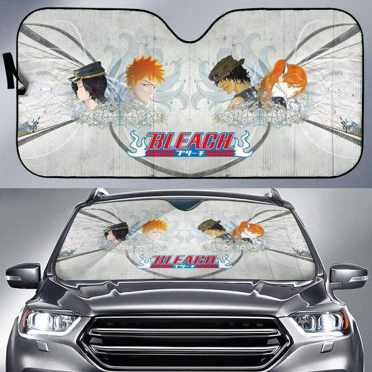 Bleach Ichigo Rukia Orihime Chad Anime Auto Sun Shade Nh Universal Fit