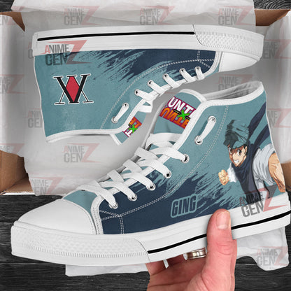 Hunter x Hunter Ging Freecss High Top Shoes Custom Anime Shoes