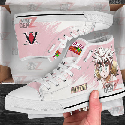 Hunter x Komugi High Top Shoes Custom Anime Shoes