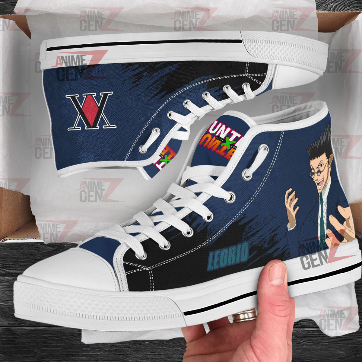 Hunter x Leorio Paradinight High Top Shoes Custom Anime Shoes
