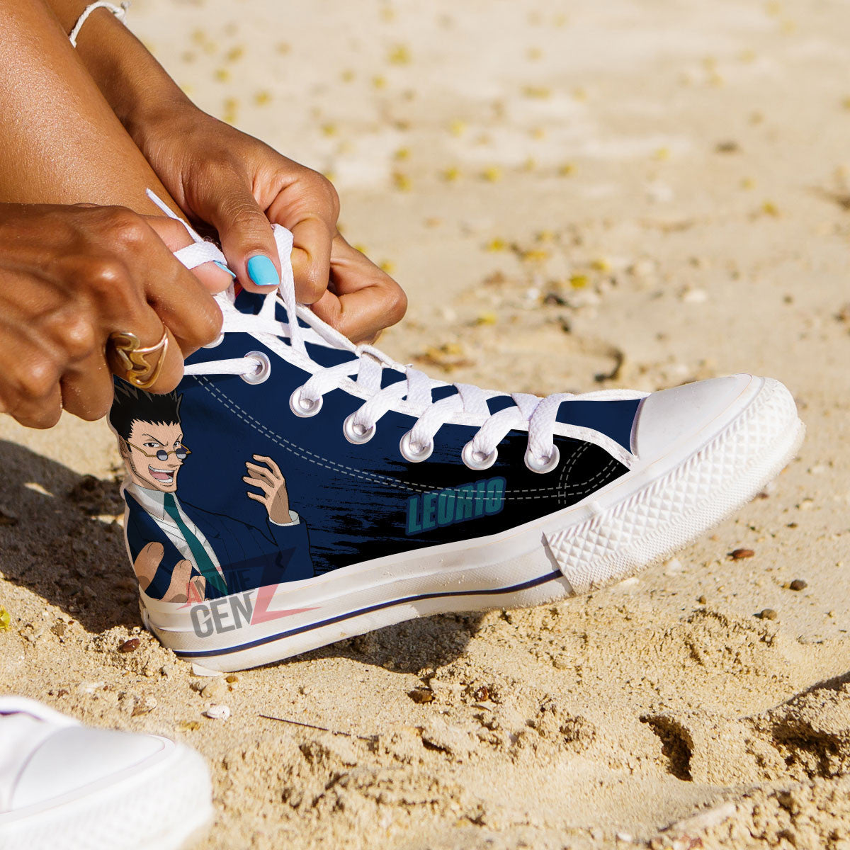 Hunter x Leorio Paradinight High Top Shoes Custom Anime Shoes
