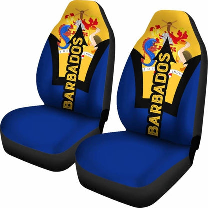 Barbados National Symbols Car Seat Covers