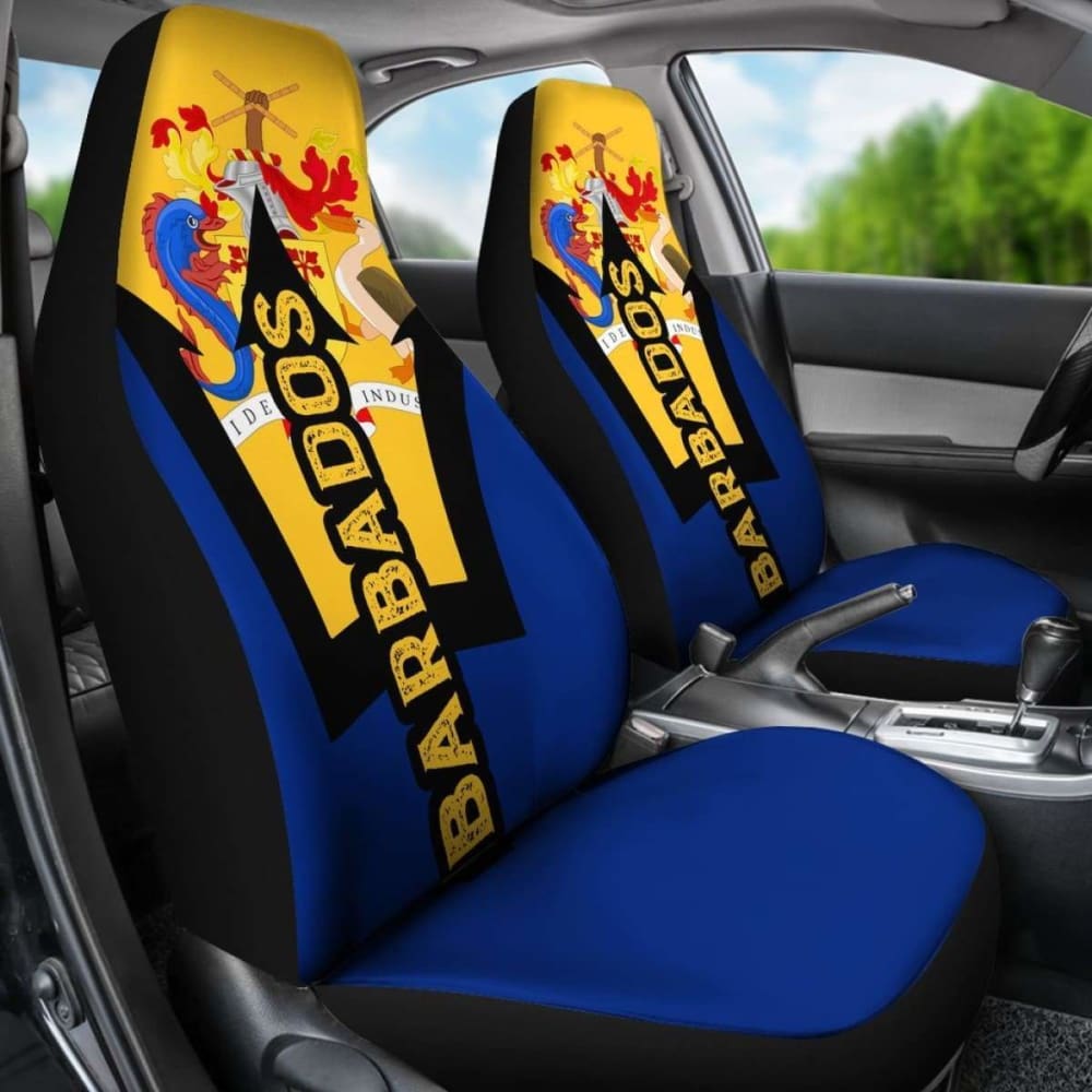 Barbados National Symbols Car Seat Covers