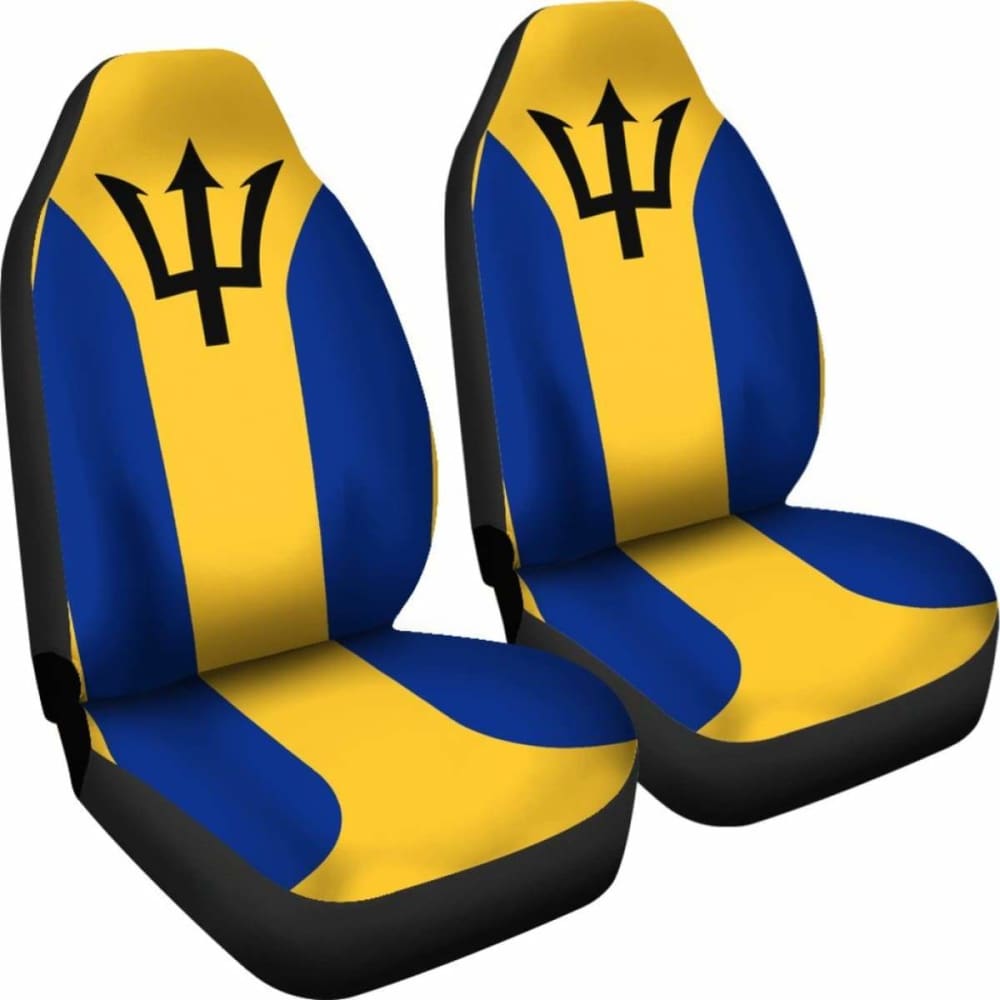Barbados Car Seat Covers - Barbados Flag -