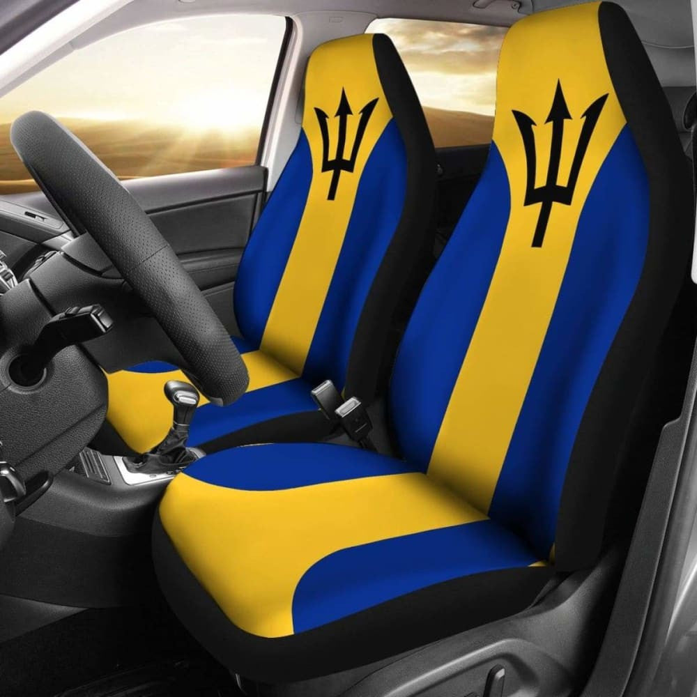 Barbados Car Seat Covers - Barbados Flag -