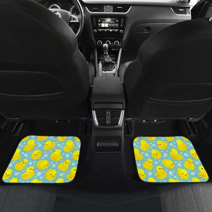 Duck Pattern Print Design  Front And Back Car Mats