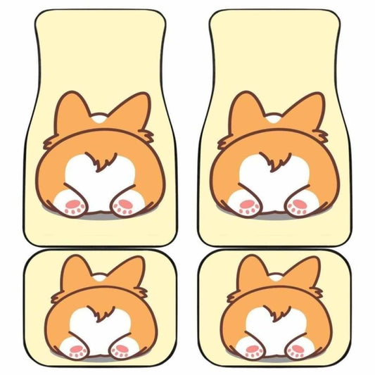 Corgi Butt So Cute Car Floor Mats