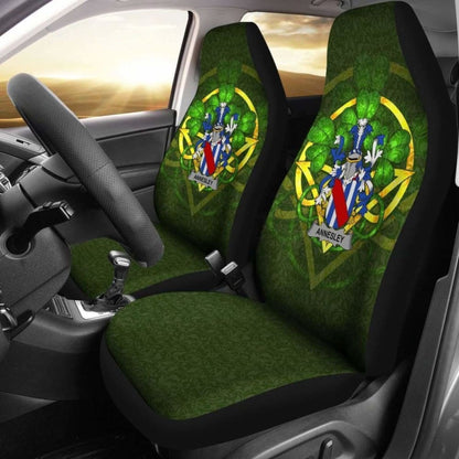 Annesley \bIreland Car Seat Cover Celtic Shamrock ( Set Of Two)
