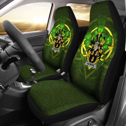 Ashmore \bIreland Car Seat Cover Celtic Shamrock ( Set Of Two)