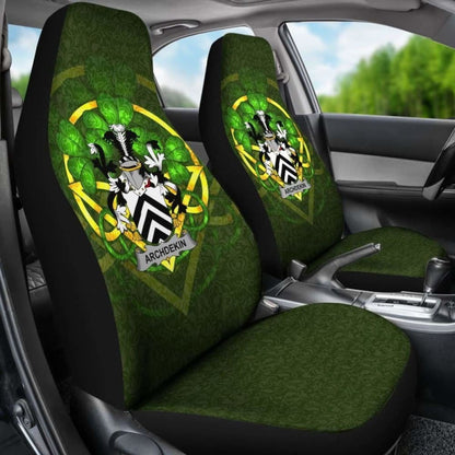 Archdekin \bIreland Car Seat Cover Celtic Shamrock ( Set Of Two)