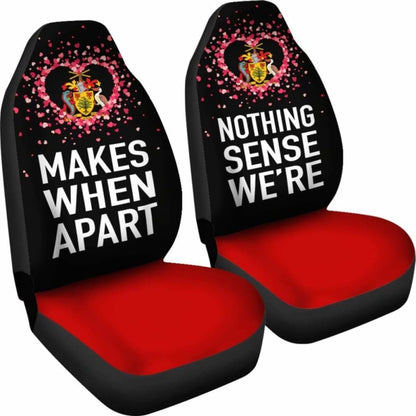 Barbados Car Seat Covers Couple Valentine Nothing Make Sense (Set Of Two)