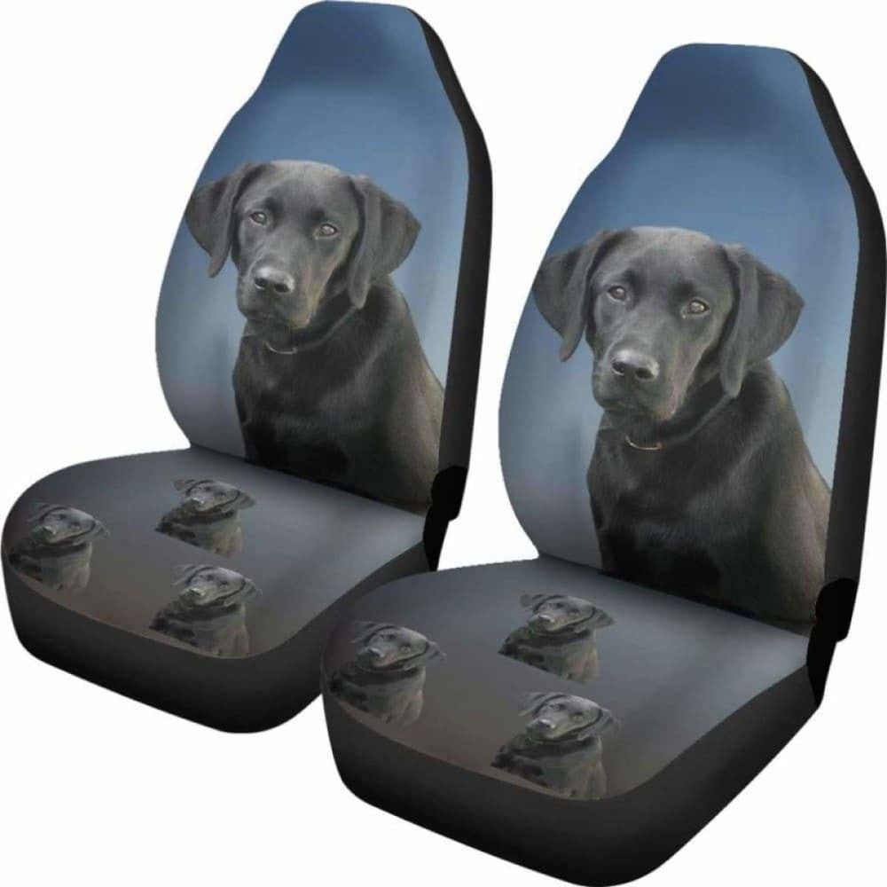 Black Labrador Car Seat Covers