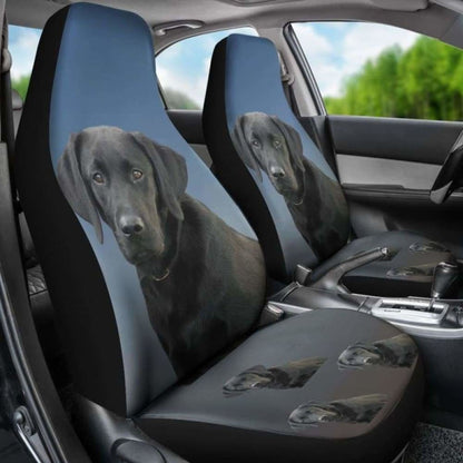 Black Labrador Car Seat Covers