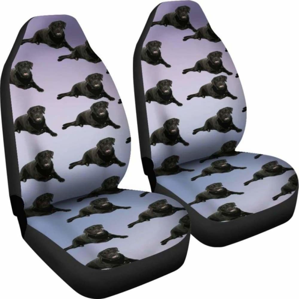 Black Lab Car Seat Cover