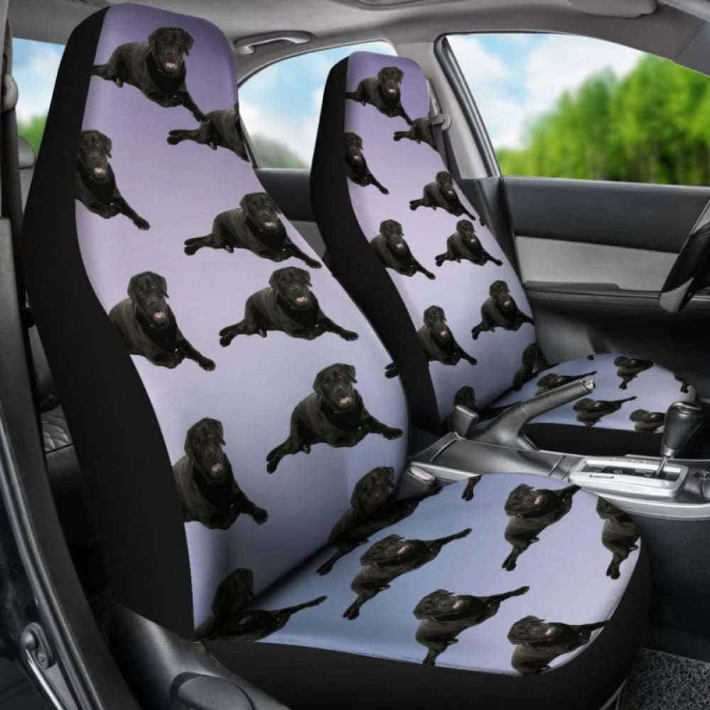 Black Lab Car Seat Cover