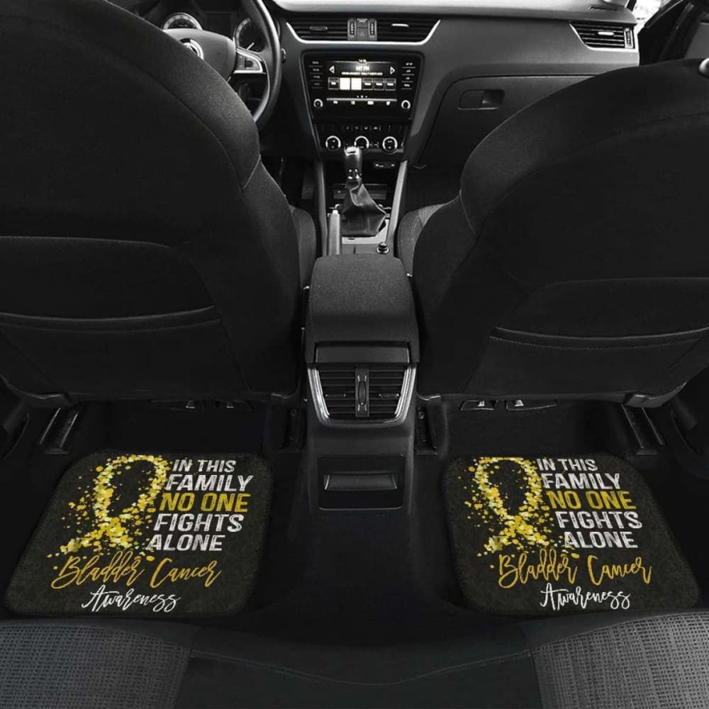 Bladder Cancer No One Fights Alone Car Floor Mats