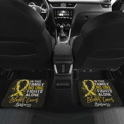 Bladder Cancer No One Fights Alone Car Floor Mats