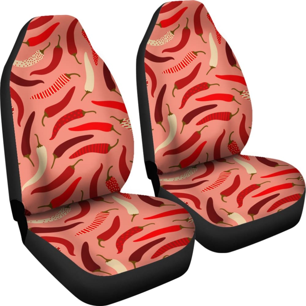 Beautiful Chili Peppers Pattern Car Seat Covers