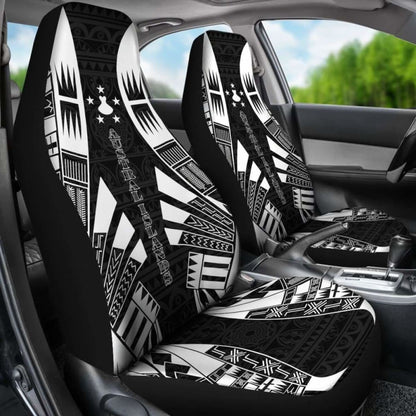 Austral Islands Car Seat Covers - Polynesian Tattoo Black -