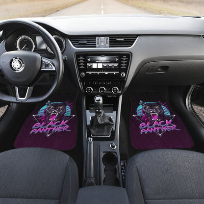 Black Panther Purple Awesome Poly Car Floor Mats