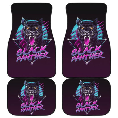 Black Panther Purple Awesome Poly Car Floor Mats