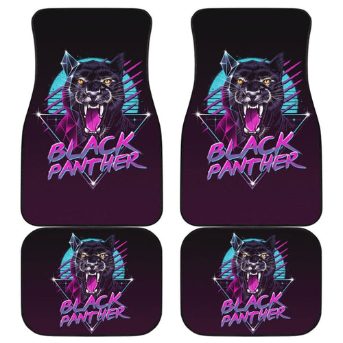 Black Panther Purple Awesome Poly Car Floor Mats