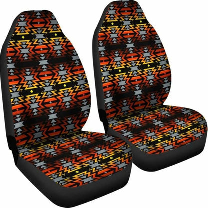 Black Fire Red Car Seat Covers