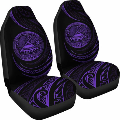 American Samoa Car Seat Covers - \bPurple - Frida Style -